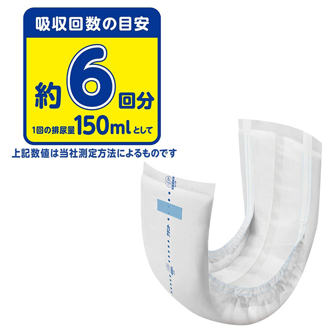 大王製紙 アテント 紙パンツ用さらさらパッド 通気性プラス 6回吸収 男女共用 ケース合計108枚入(18枚×6袋)